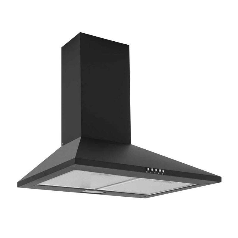 Caple CCH601BK - Black 60cm Chimney Extractor - 305m³/h - C Energy Rating