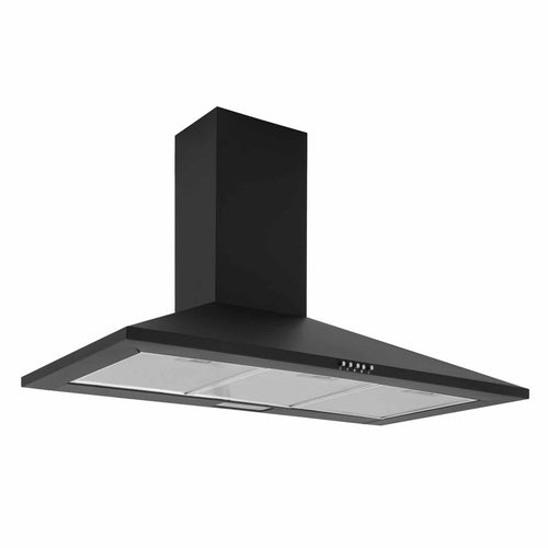 Caple CCH901BK - Black 90cm Chimney Extractor - 305m³/h - C Energy