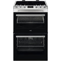 AEG CCX1530ACM - Stainless Steel Ceramic Electric Cooker with Double Oven - 77/39L - A energy