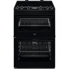 AEG CCX6501ACB - Black Ceramic Electric Cooker with Double Oven - 77/39L Capacity - A Energy Rating