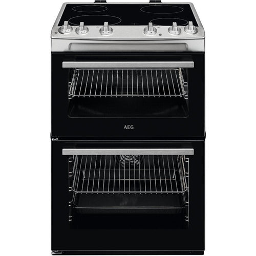 AEG CCX6501ACM - Stainless Steel Electric Cooker - Double Oven - 77/39L - A Energy Rating