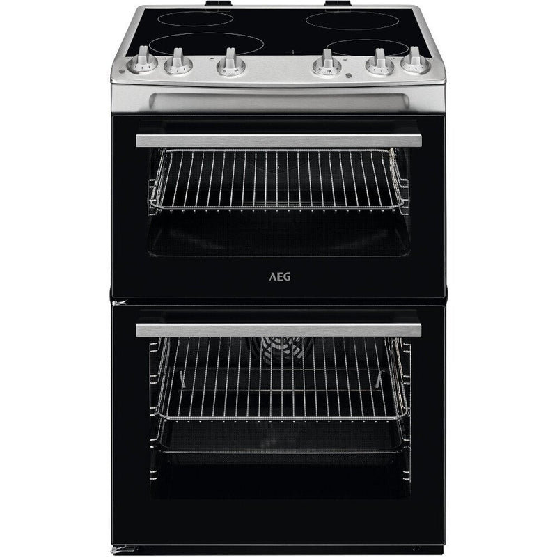 AEG CCX6501ACM - Stainless Steel Electric Cooker - Double Oven - 77/39L - A Energy Rating