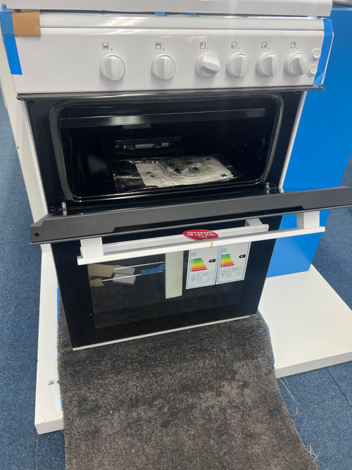 Statesman GDL60W2 - White 4 Zone Gas Cooker - Manual cleaning - A+ energy - Unboxed