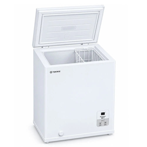 Teknix CH97 - White Chest Freezer - 95L Capacity - E energy - Garage Safe