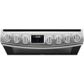 AEG CIB6743ACM - Stainless Steel Double Oven Electric Cooker with Induction Hob - 4 Zones - A Energy Rating