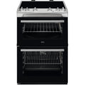 AEG CIX6500ABM - Stainless Steel Induction Electric Double Oven Cooker - 77/39L Capacity - A Energy Rating