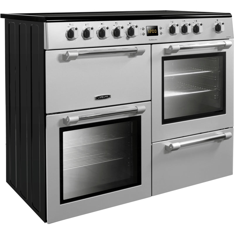 Leisure CK100C210S Cookmaster - Silver 100cm Ceramic Range Cooker - 128L Capacity - A Energy Rating