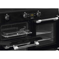 Leisure CK100D210K Cookmaster 100cm Induction Range Cooker - Black Range Cooker - 63L Capacity - A Rated