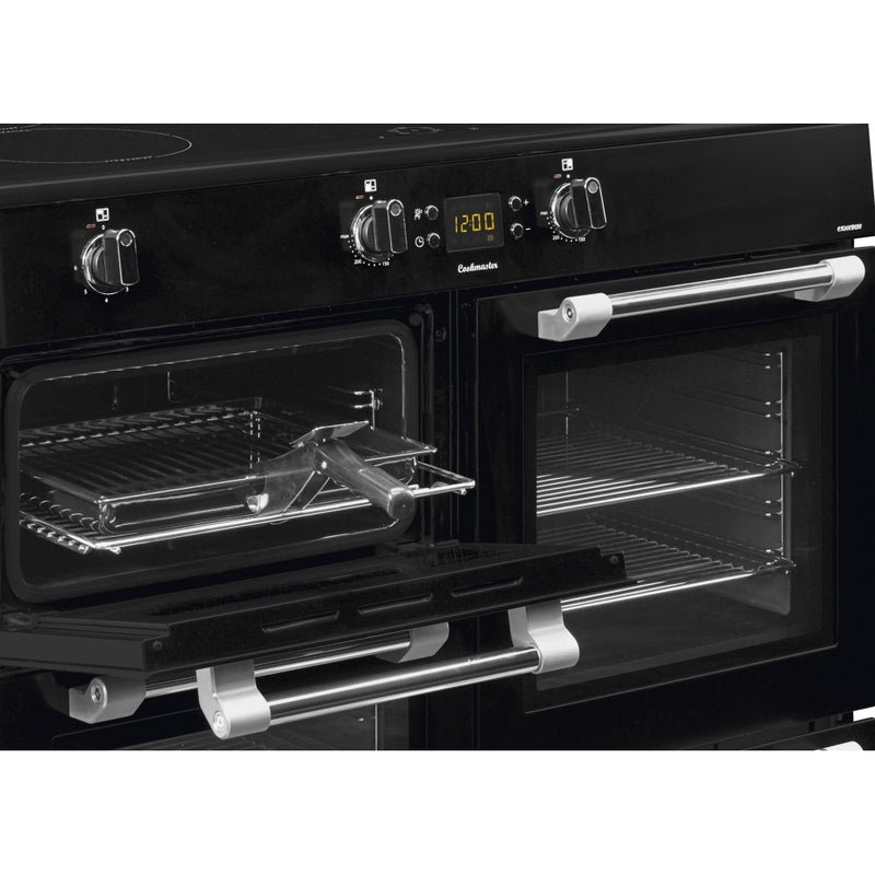 Leisure CK100D210K Cookmaster 100cm Induction Range Cooker - Black Range Cooker - 63L Capacity - A Rated