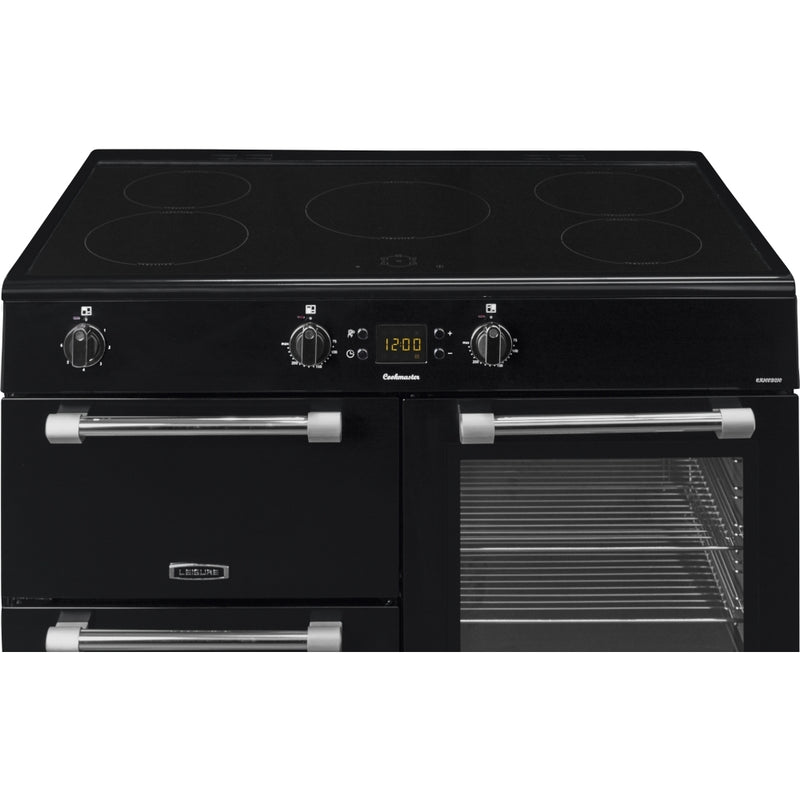 Leisure CK100D210K Cookmaster 100cm Induction Range Cooker - Black Range Cooker - 63L Capacity - A Rated