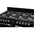 Leisure CK100F232K Cookmaster - Black 100cm Dual Fuel Range Cooker - 128L - A Energy Rating