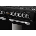 Leisure CK100F232K Cookmaster - Black 100cm Dual Fuel Range Cooker - 128L - A Energy Rating