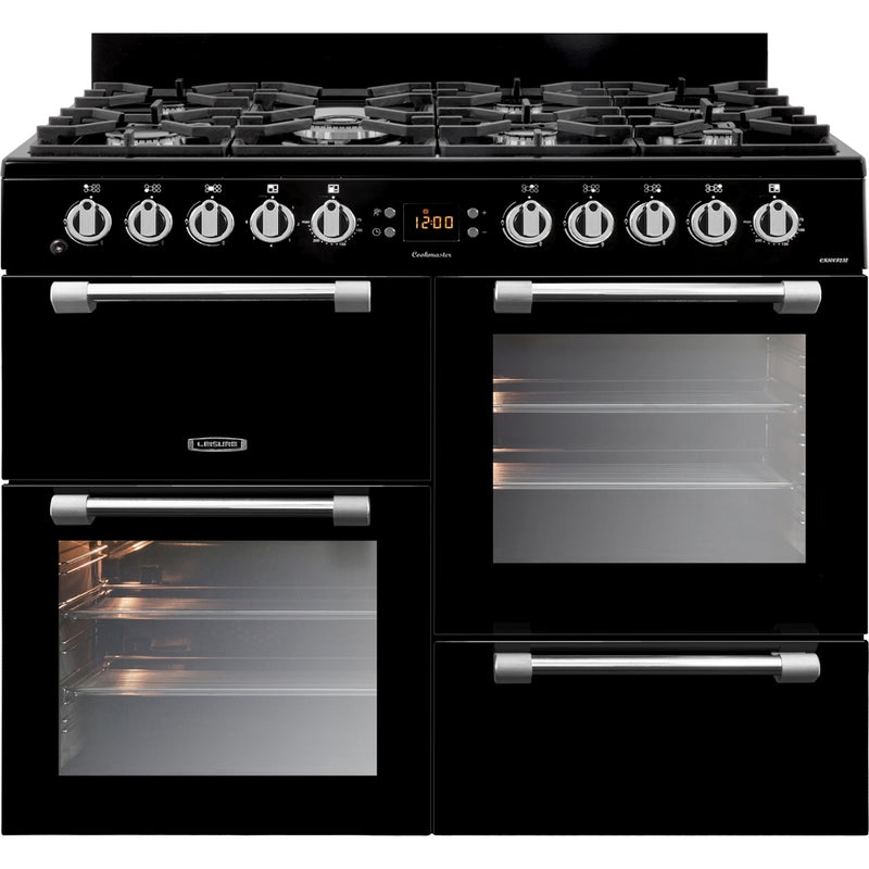 Leisure CK100F232K Cookmaster - Black 100cm Dual Fuel Range Cooker - 128L - A Energy Rating