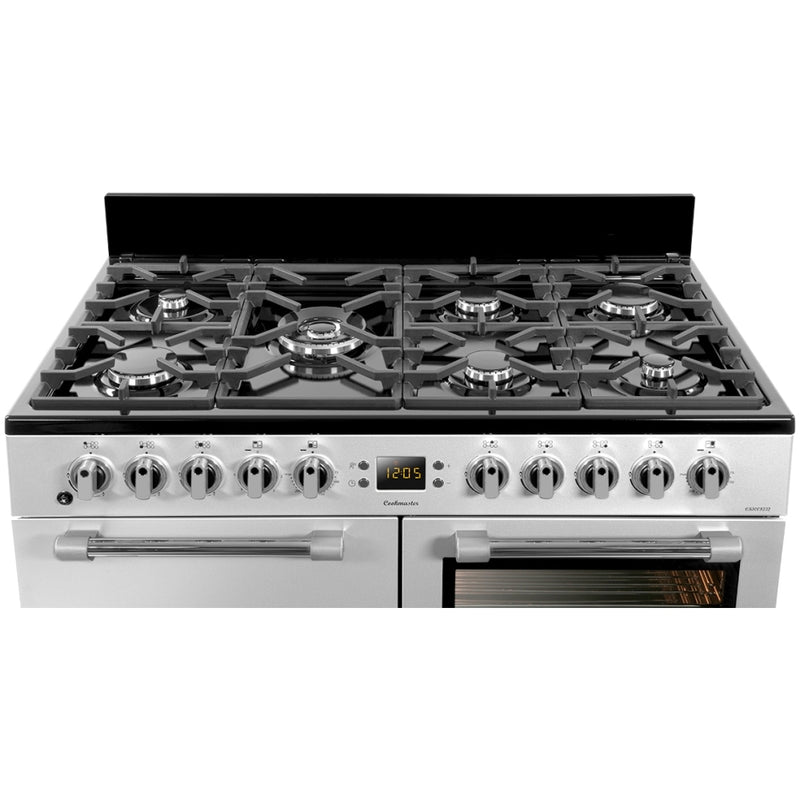 Leisure CK100F232S Cookmaster - Silver 100cm Dual Fuel Range Cooker - 128L - A energy