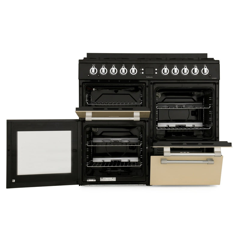 Leisure CK100G232C Cookmaster - Cream 100cm Gas Range Cooker - Dual Oven, 7 Burners, A+ Energy