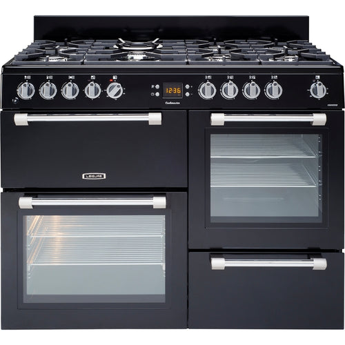 Leisure CK110F232K Cookmaster - Black 110cm Dual Fuel Range Cooker - 140L Capacity - A Rated