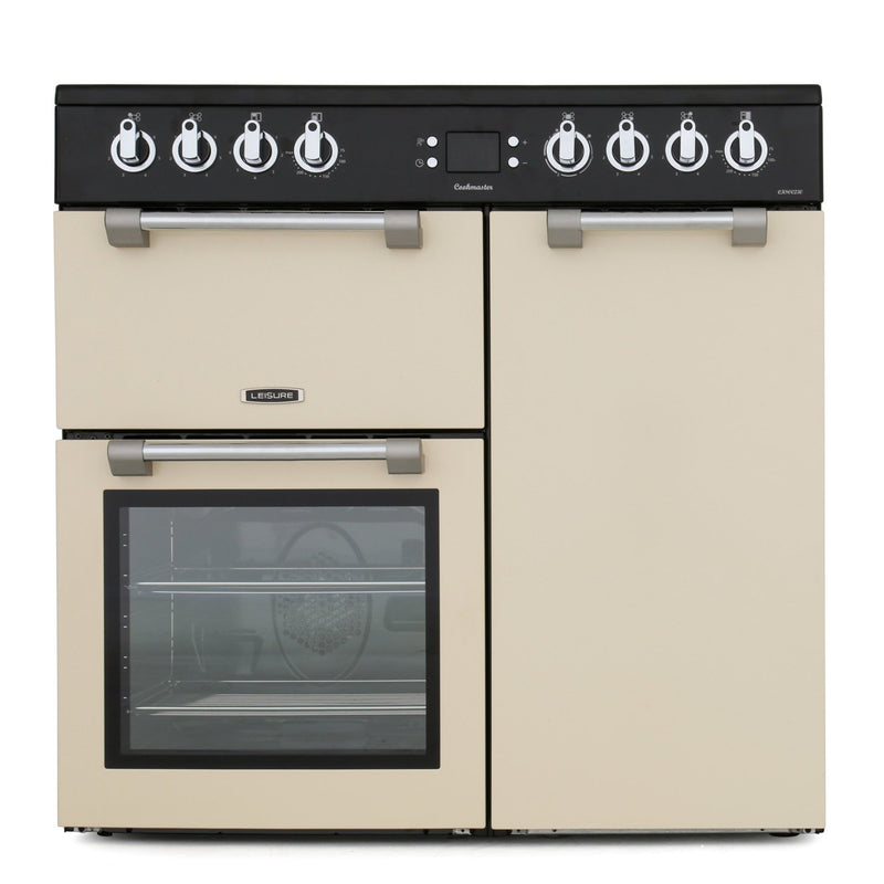 Leisure CK90C230C Cookmaster - Cream 90cm Ceramic Range Cooker - Two Ovens, 5-Zone Hob, True Fan - A Energy Rated