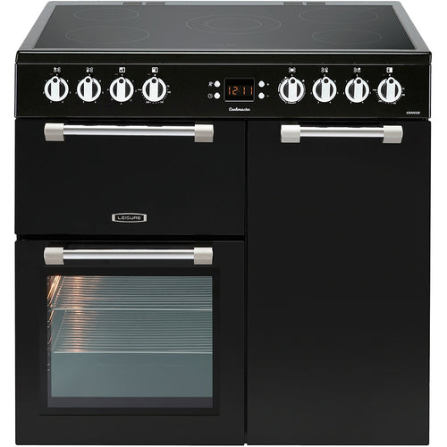 Leisure CK90C230K Cookmaster - Black 90cm Range Cooker - 142L Capacity - A Energy Rating