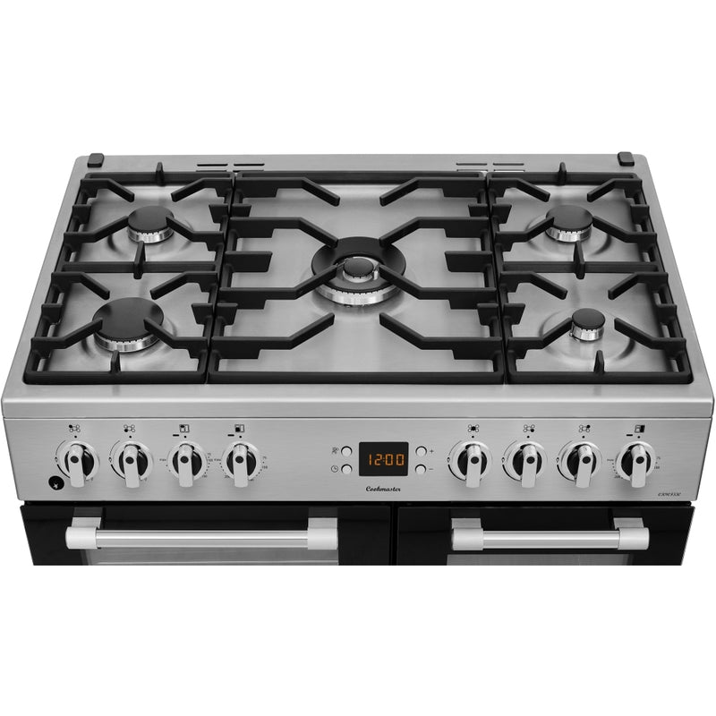 Leisure CK90F530X - Stainless Steel 90cm Dual Fuel Range Cooker - Three Ovens, Wok Burner - A Energy Rating