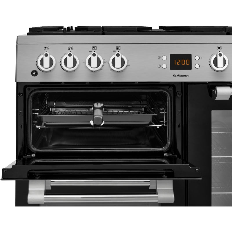 Leisure CK90F530X - Stainless Steel 90cm Dual Fuel Range Cooker - Three Ovens, Wok Burner - A Energy Rating