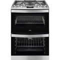 AEG CKB6541ACM - Stainless Steel Dual Fuel Cooker - 4 Cooking Zones - Double Oven - A Energy Rating