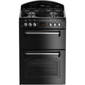 Leisure CLA60GAK - 60cm Gas Range-style Cooker with Double Oven - Black - 78/34L Capacity - A+ Energy