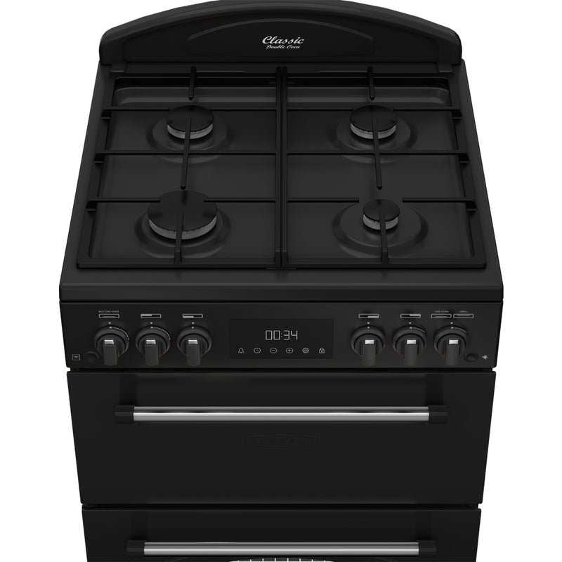 Leisure CLB60GCK - White Gas Cooker with Double Oven - 60cm - A energy