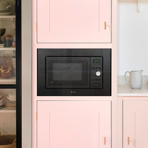 Caple CM121BK Built In Microwave And Grill For Wall Unit – BLACK 17Ltr