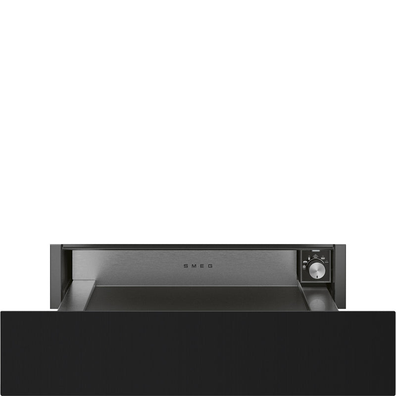Smeg CPR215B - Black Warming Drawer - 15cm - 21L