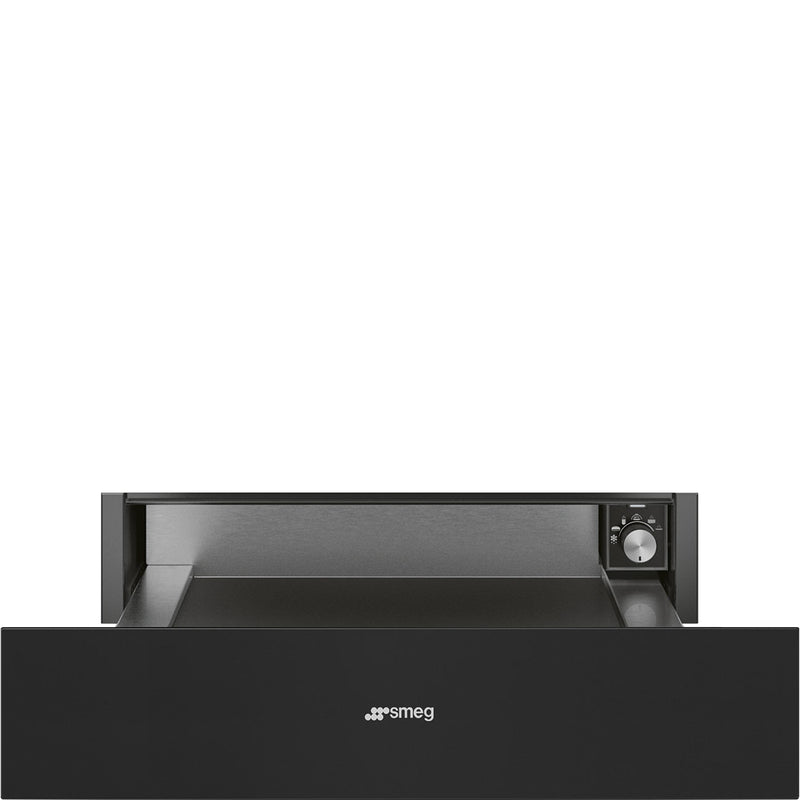 SMEG CPR315N - Matte Black Warming Drawer - 21 l Capacity