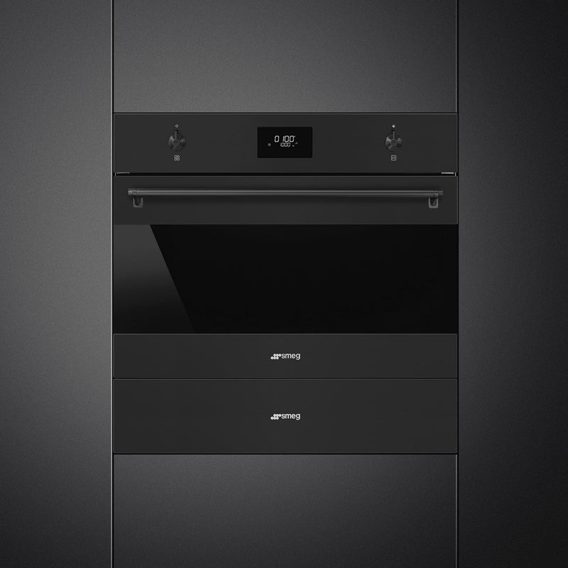 SMEG CPR315N - Matte Black Warming Drawer - 21 l Capacity