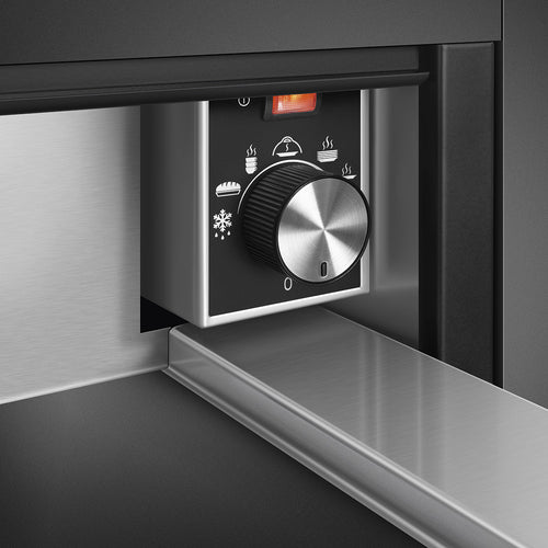 SMEG CPR315N - Matte Black Warming Drawer - 21 l Capacity