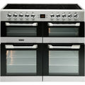 Leisure CS100C510X - Stainless Steel 100cm Range Cooker - Three Ovens, 5-Zone Ceramic Hob - A Energy