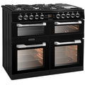 Leisure CS100F520K - Black 100cm Dual Fuel Range Cooker - 161L Capacity - A Energy Rating