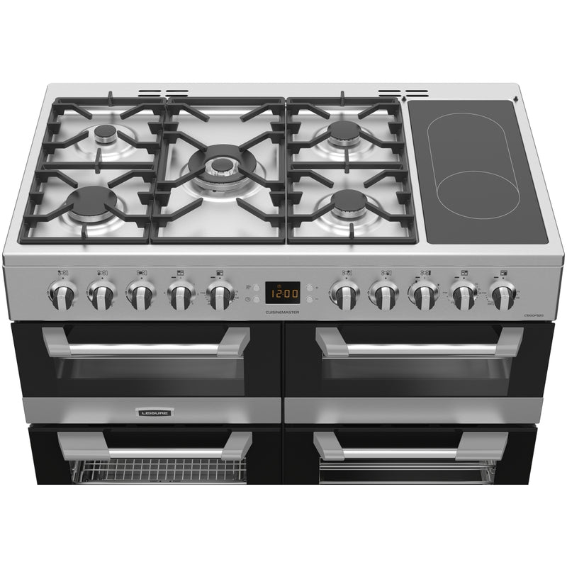 Leisure CS100F520 - Stainless Steel 100cm Dual Fuel Range Cooker - 161L - A Energy Rating