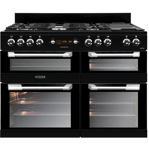 Leisure CS110F722K Cuisinemaster - Black 110cm Dual Fuel Range Cooker - 72L Capacity - A Energy Rating