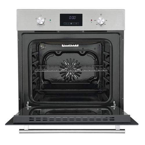 Cata CUL57PGSS - 13Amp Plug attached Slim Depth Stainless steel Built in Electric Single Oven - A energy slim depth 13amp plug fitted