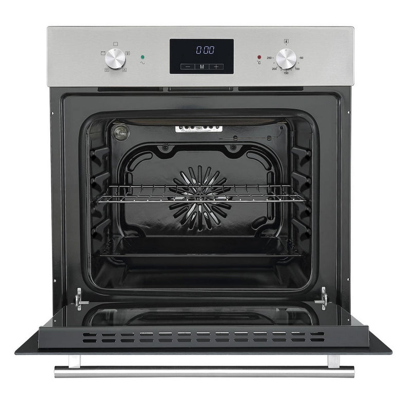 Cata CUL57PGSS - 13Amp Plug attached Slim Depth Stainless steel Built in Electric Single Oven - A energy slim depth 13amp plug fitted