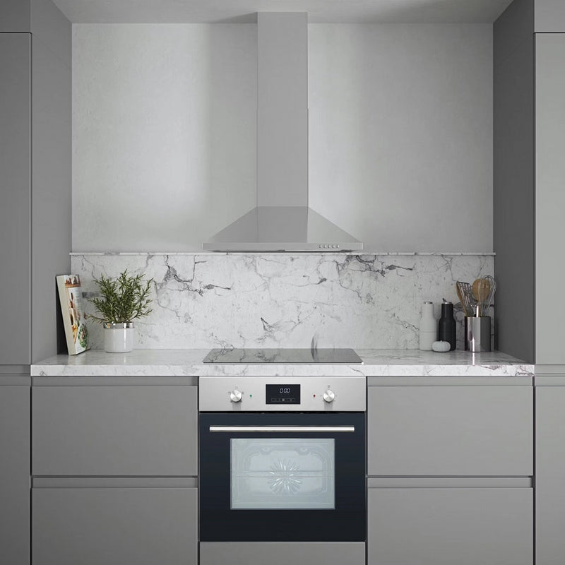 Cata CUL57PGSS - 13Amp Plug attached Slim Depth Stainless steel Built in Electric Single Oven - A energy slim depth 13amp plug fitted