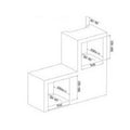 Cata CUL57PGSS - 13Amp Plug attached Slim Depth Stainless steel Built in Electric Single Oven - A energy slim depth 13amp plug fitted