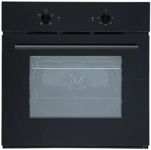 Cata CUL57MMBK - 13Amp plug attached Slim Depth Black Built in 60cm Electric Single Oven - A energy - Display