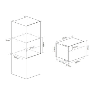 Caple SO111SS - Stainless Steel Combination Steam Oven - 40L Capacity - A+ Energy Rating