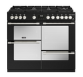 Stoves STER DX S1000DF GTG - Black Range Cooker - 7 Burners/Zones - A energy