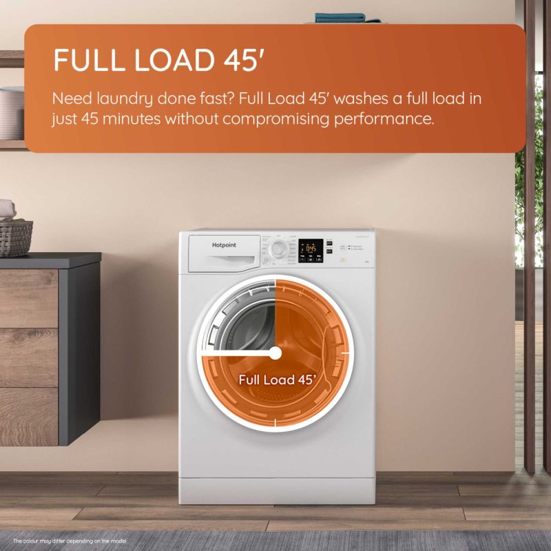 Hotpoint NSWF 7469 W UK - White 7KG Washing Machine - 1400 RPM - A energy - Display