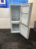 Midea MDRB202FGE01 - Small White Fridge Freezer - 124cm High - E rated - Unboxed