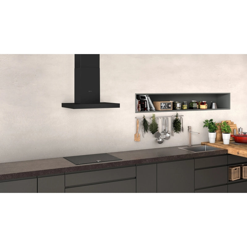 Neff D62BBC0S0B N30 - Black Chimney Cooker Hood - 365 m³/h - D energy