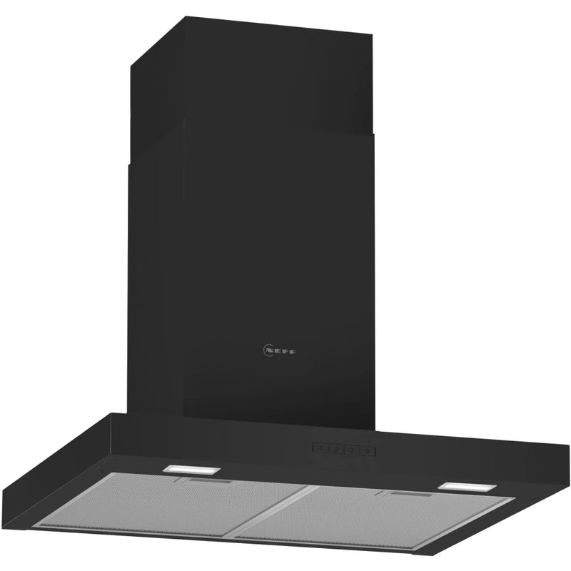 Neff D62BBC0S0B N30 - Black Chimney Cooker Hood - 365 m³/h - D energy