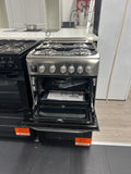 Hotpoint HD5G00CCX/UK - Stainless steel 4 Zone Gas Cooker - Catalytic cleaning - A energy - Unboxed