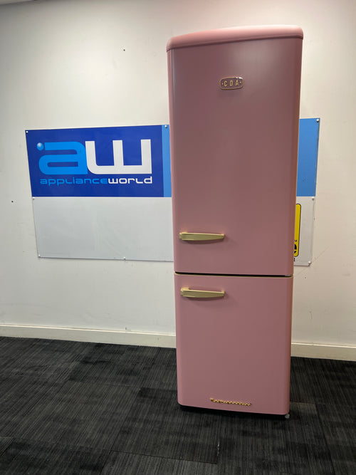 CDA FLORENCE TEA ROSE - Pink Freestanding 60/40 Frost Free Fridge Freezer - Unboxed