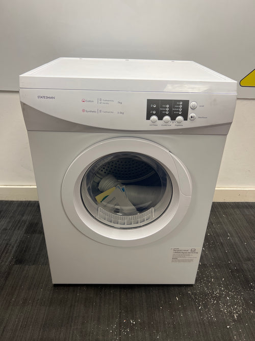 Statesman TVM07W - White 7KG Vented Dryer - C energy - Unboxed
